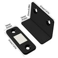 thumbnail image 7 of Cabinet Magnetic Catch L-Shaped, Ultra Thin Cabinet Door Magnetic Catch, Magnetic Sliding Door Wardrobe Door Magnetic Strip Patch Absorber, for Drawer Magnets Adhesive Cabinet Latch, 7 of 7
