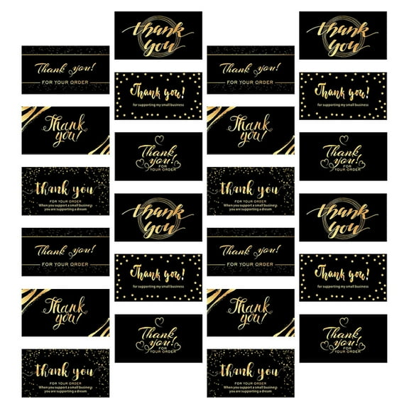 50 Pcs Thank You For Supporting My Small Business Cards Thank You For Your Order Appreciation Cards For Small Business Boutique Supplies
