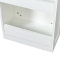 thumbnail image 6 of Jopath 7 Tier Pull-Out Multi-Tier Storage with Handle and Wheels, Single-Sided Open Shelf Multi-Functional Storage for Kitchen Living Room Narrow Spaces White, 6 of 9
