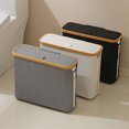 thumbnail image 1 of Recipiente plegable de gran capacidad para almacenamiento de papel higiénico para organización en el baño - Portarollos de tela con capacidad de varios rollos, 1 of 6