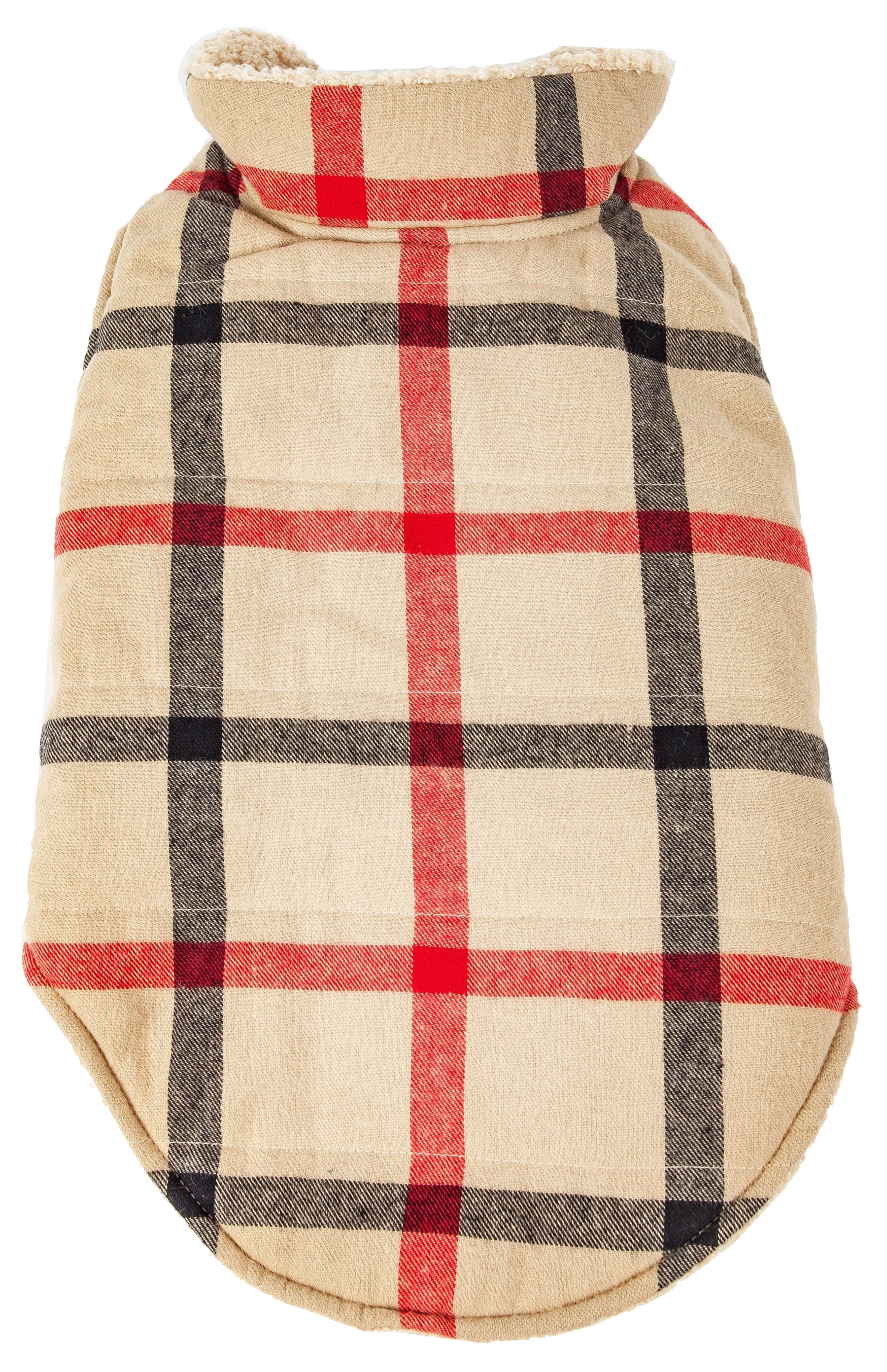 Pet Life ® 'Allegiance' Classical Insulated Plaid Fashion Dog Jacket