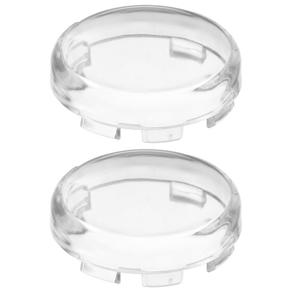 OUNONA 2Pcs Motorcycle Light Shade Clear Light Lens Covers for Turn Signal Lights Indicator Lamp Protectors Motorcycle Light Accessories