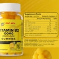 thumbnail image 6 of Doc Mila Vitamin B2 100mg Gummies - Riboflavin, CoQ10, Vitamin C - Antioxidant Heart Supplement, 6 of 6
