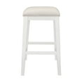 thumbnail image 6 of Hillsdale Furniture Shannon Wood Backless Counter Height Stool, White, 6 of 10