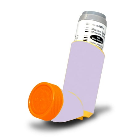 Skin Decal Wrap Compatible With Proventil HFA Asthma Inhaler Sticker Design Solid Lilac
