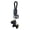 Black flocked cowhid Black pony, variant on Fashionable Leather Keychain Horse Pendant Keyring Backpack Pendant Daily Use Key Holder for Gifting and Personals Use