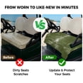 thumbnail image 4 of Golf Cart Seat Covers for 2 Seater,Sage Green Trees Microfiber Cart Seat Towel Blanket,Forest Art Decor Spring Summer Nature Leaf Absorbent NonSlip Bench Seats Protector for Golf Course 51"x31", 4 of 9