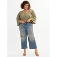thumbnail image 5 of Jessica Simpson Women's Plus Fiesole Blouse, Sizes 0X-4X, 5 of 6