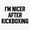 1pcs, variant on Nicer After Kickboxing Quote Fitness Sticker
