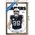 thumbnail image 3 of NFL Las Vegas Raiders - Maxx Crosby Feature Series 24 Wall Poster, 14.725" x 22.375" Framed, 3 of 4