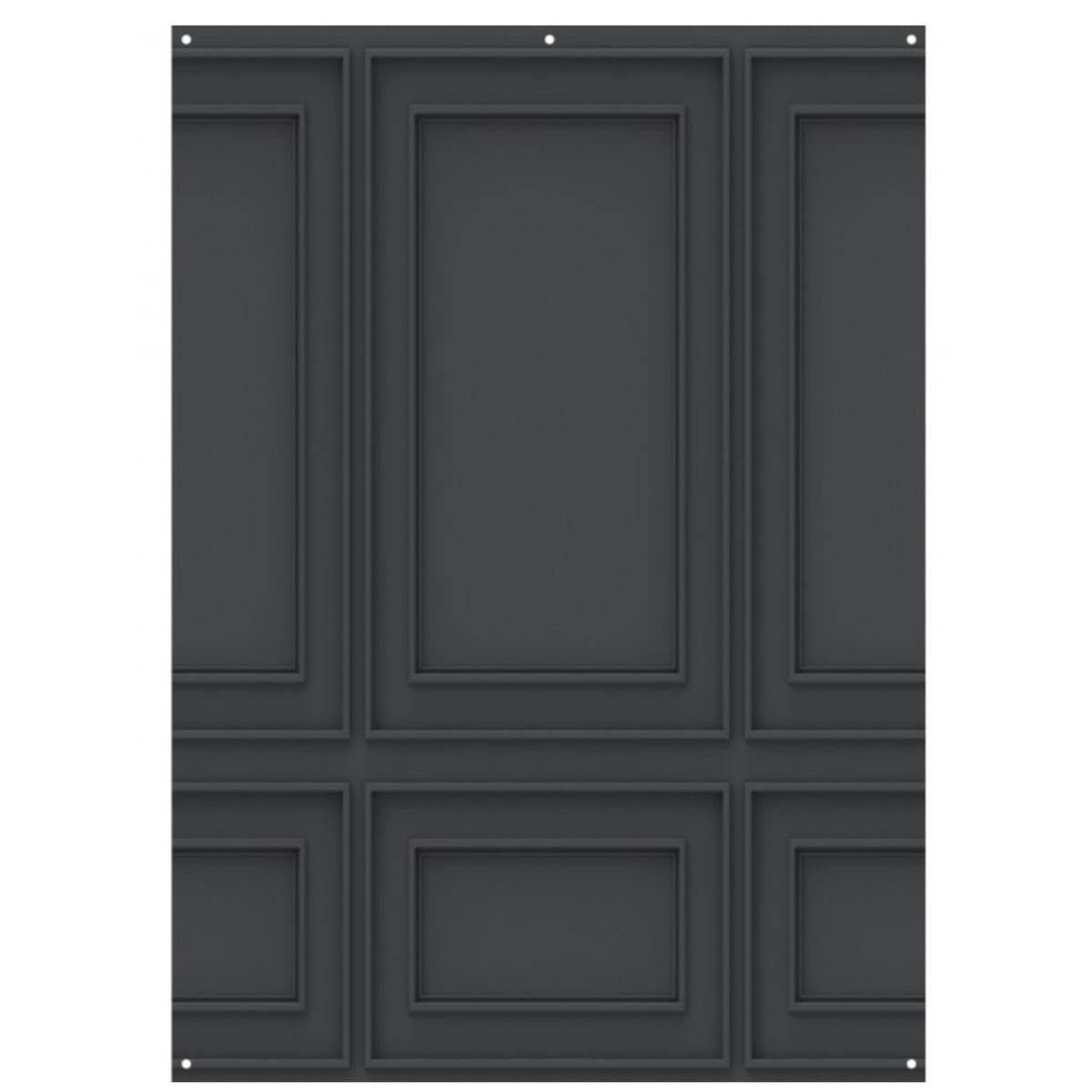 Westcott X-Drop Matte Vinyl Backdrop Dark Wall Molding 5x7