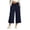 Navy, variant on QASIEATN Women's Casual Fashion Sweatpants Solid Color High Waisted Wide Leg Casual Pants for Women