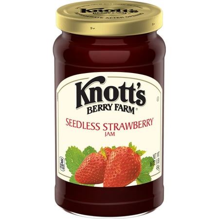 Knott's Berry Farm Seedless Strawberry Jam, 16-Ounce