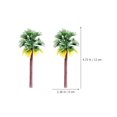 thumbnail image 4 of CRAFTHROU 12Pcs Plastic Palm Trees Mini Decor Trees Assorted Color Lifelike Simulation for Sandbox Scenes, 4 of 7