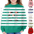 thumbnail image 4 of CPNG Girls and Boys Christmas Sweatshirt Cute Printed Crewneck Long Sleeve Pullover Sweatshirts Casual Daily Pullover Top, 4 of 5