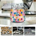 thumbnail image 6 of Yayeee Ashtray with Lid for Cigarette Smokeless Stainless Steel Home Ash Holder, Watercolor Circles, 6 of 7
