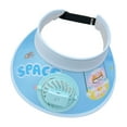 thumbnail image 3 of Sombrero de visera con ventilador Strade Fareast Limited para niños Azul, 3 of 8