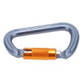 thumbnail image 3 of Locking Climbing Carabiner, Sturdy Durable Rust Proof Large Load Bearing Capacity Carabiners Heavy Duty Climbing  For Camping For Swing For Hiking, 3 of 8