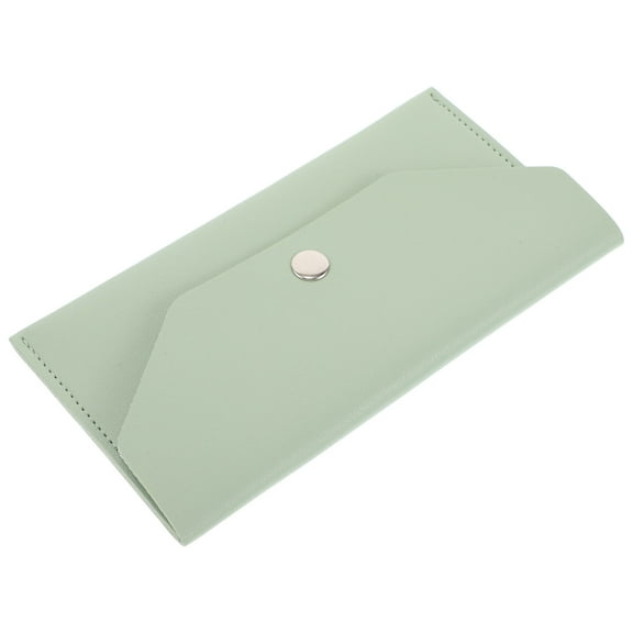 Supvox Multifunctional PU Small Wallet Purse for Cash Cards and Coins Light Green