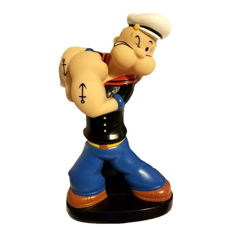 Articulated Figural - Popeye Plastic Coin Bank NEW Popeye Figural Doll 10