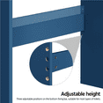 thumbnail image 3 of Topeakmart Wooden Over-the-Toilet Storage Cabinet & 2 Open Shelves for Bathroom, Navy Blue, 3 of 15