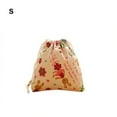 thumbnail image 4 of Coton Mélange Lin de Voyage de Stockage à Domicile Utilisation Impression Impression Sac de Rangement Sac de Lin avec le Cordon de Serrage, 4 of 8