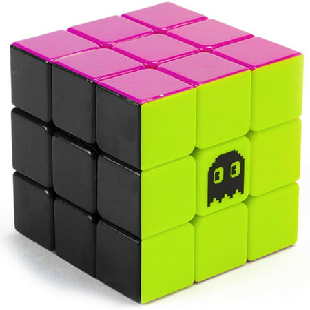 3 x 3 Stickerless Neon 80s Mod Puzzle Cube Engineered for Speed Solving by, Great for beginners: Learn the basics with jam-proof, fluid turns By