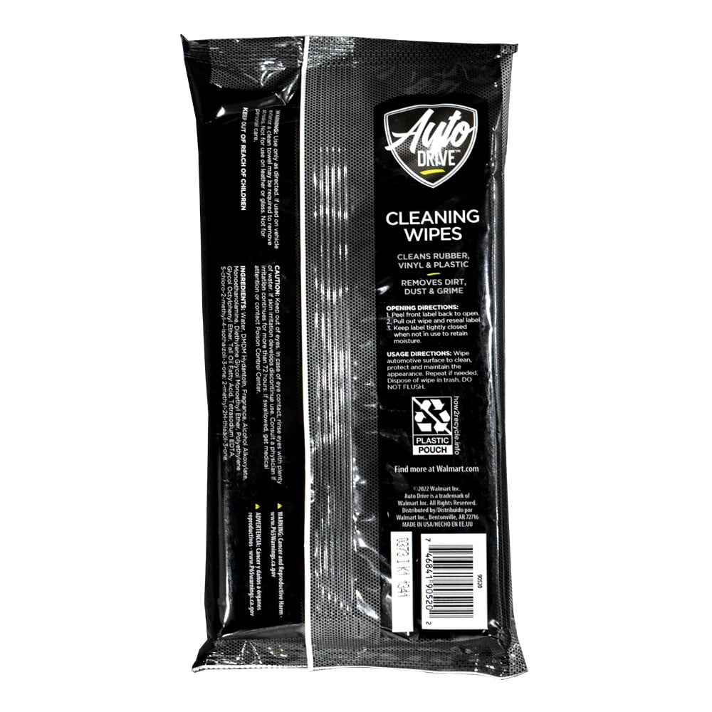Auto Drive - Interior Car Cleaning Wipes  (30 Count)