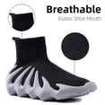 thumbnail image 6 of [Lightweight Slip-On Sneakers] Ultra-Sock Knit Men's Slip-On Sneakers | Breathable Lightweight Mid-Top Casual Walking Shoes with Pointed Toe, All-Season Comfort for Hiking, Running & Daily Wear, 6 of 9
