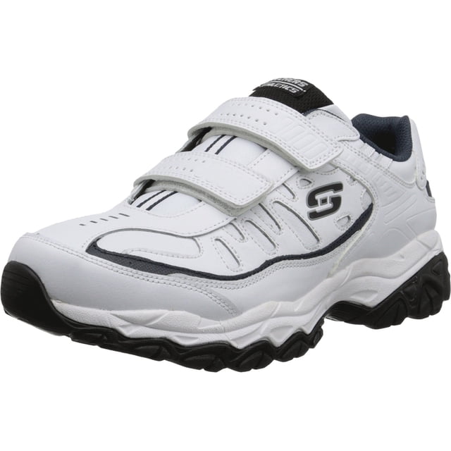 Zapatos Skechers Afterburn Memory Fit Final Cut Blanco/Azul Marino