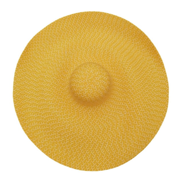 xiaxaixu Chapeau de Paille à Large Bord pour Femmes Protection UV Roll Up