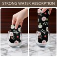 thumbnail image 6 of 2 Pcs Pioneer Flower Floral Print Pattern Kitchen Towels, Funny Microfiber Dish Towel Set, 18" X 26" Tea Towels, 6 of 6
