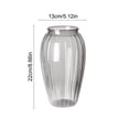 thumbnail image 3 of Leodye 1PCS Non Fragile Plastic Decorative Flower Vase Lightweight Desktop Ornament for Home Bedroom Living Room Wedding Party Floral Display -8.66 * 5.12 * 5.12in, 3 of 6