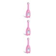 thumbnail image 4 of Wosthever Cepillo de de silicona en forma de U para niños, de doble cara, entrenamiento de limpieza Manual infantil, asas antideslizantes, rosa Type1 NO1, 4 of 6