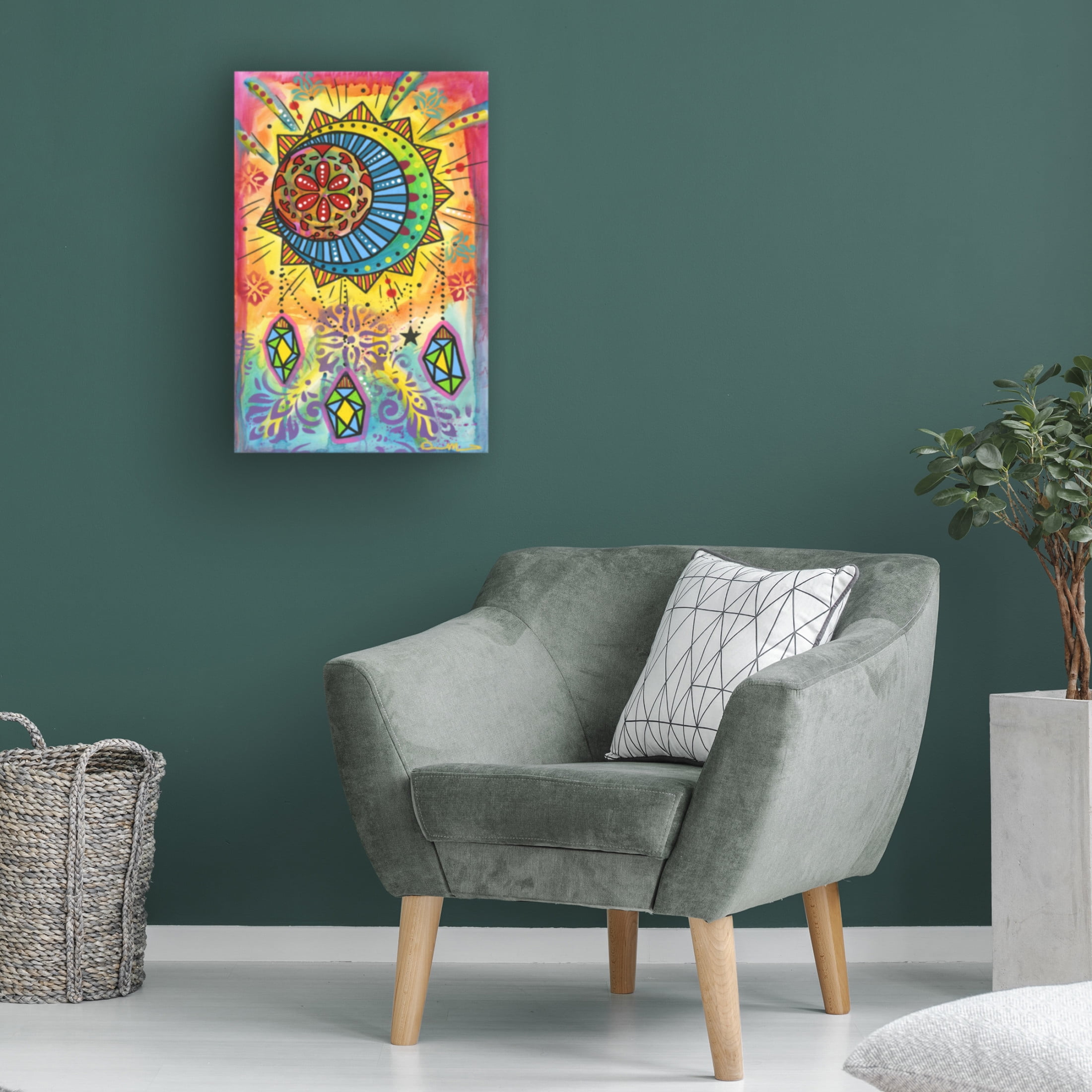 Canvas Wall Art - Dean Russo 'Cosmic Balance 6' Wall Art for Living Room, Bedroom, or Office Décor by Trademark Fine Art - 12 x 19 Inches