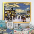 thumbnail image 1 of Designart Paris In Christmas Winter I Traditional Framed Wall Art, 1 of 4