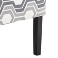 thumbnail image 2 of Topeakmart 2PCS Upholstered Armless Accent Chair, 2 of 2
