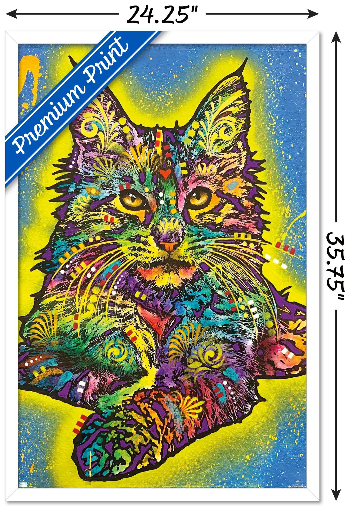 Dean Russo - Maine Coon 2 Wall Poster, 22.375" x 34" Framed