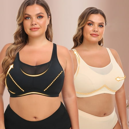 Itsame 1PC Bras for Women s Full Support Everyday Casual Bra Set Comfortable Breathable Wireless Comfort Bralette Black Size S