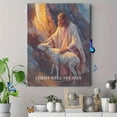 thumbnail image 4 of Qisvanset Jesus Christ and Lamb Canvas Wall Art 15.75x11.81 Inches, 4 of 8