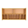 thumbnail image 7 of Tot Mate Wall Storage Organizer for Diapers Baby Essentials, Wood, Maple, 46"W x 15"D x 23 1/2"H RTA, 7 of 7