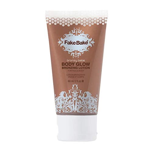 Fake Bake Body Glow Bronzing Lotion for Face and Body | 2 oz