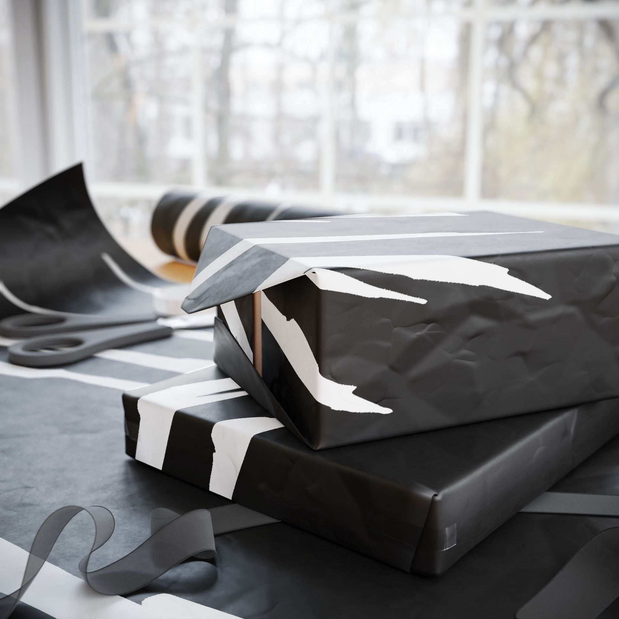 Effete Feline Claw Marks Scratch Gift Wrap Papers