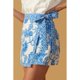 thumbnail image 3 of Falda Talakeno con estampado floral, minifalda de playa de verano para mujer, 3 of 7