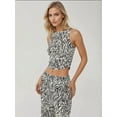 thumbnail image 2 of Wide Leg Zebra Print Trousers, 2 of 6