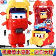 New Hot Super Wings 2" Scale Mini Transforming Anime Deformation Plane Robot Action Figures Transformation Toys Gifts For Kids