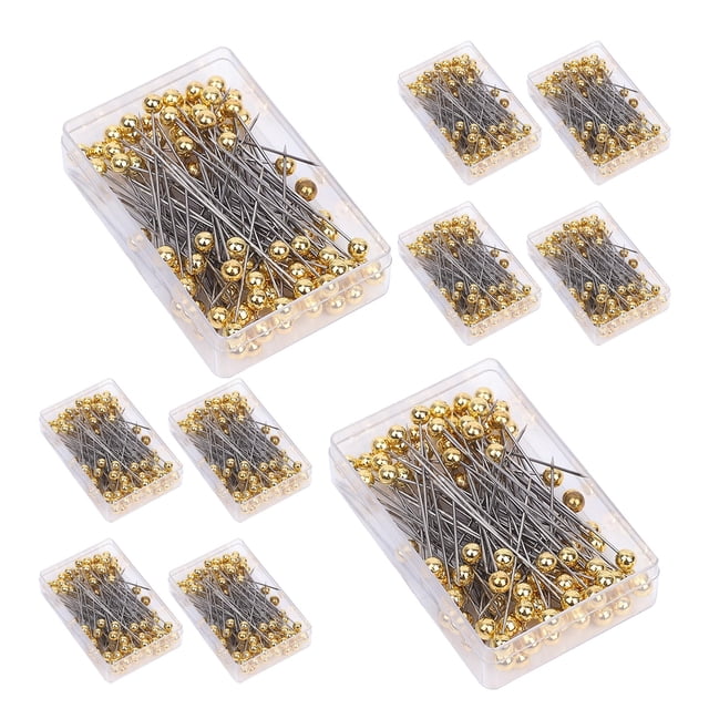 TEHAUX 1000Ud Alfileres De Acero Para Con Visible Ideales Para Bordado Y Confección