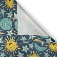 thumbnail image 6 of Ambesonne Stars Valance & Curtain, Heavenly Bodies Smiles, 55"x30", Multicolor, 6 of 6