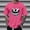 #0363-Red, variant on Ceisia Men Mini OX Evil Face Small Chest Print Crew Neck Short Sleeve Daily T Shirt (White S) Father's Day Gift