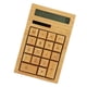 thumbnail image 3 of Bamboo Calculator Solar Power Functional Portable Anti Static for Business Hugo Calculadora de escritorio, 3 of 6